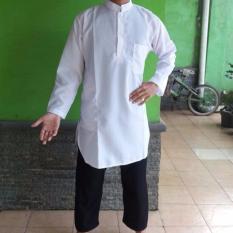 baju gamis putih polos, gamis pria, gamis pakistan