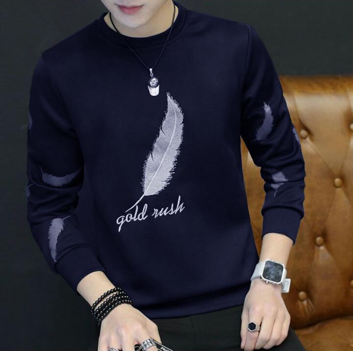 Baju kaos lengan panjang - baju kaos pria model korea