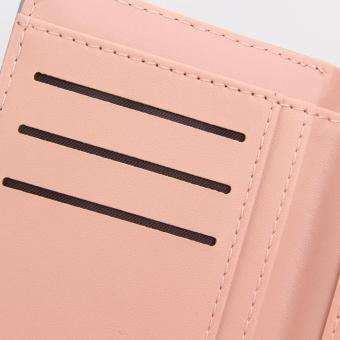Baru Wanita Korea Pendek PU Kulit Kopling Dompet Renda Bunga Pemegang Kartu (biru Abu-abu) - International Mei 2018 - 4 Baru wanita Korea pendek PU kulit kopling dompet renda bunga pemegang kartu (biru abu-abu) - International - 4