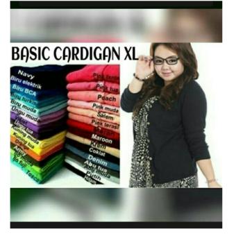 Gambar Basic Cardigan Big Size