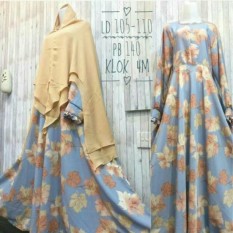 BEAUTIFUL GAMIS MONALISA MAPLE PELANGI GREY