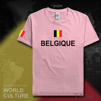 Jual Belgium katun sepak bola  laki laki t shirt lengan 