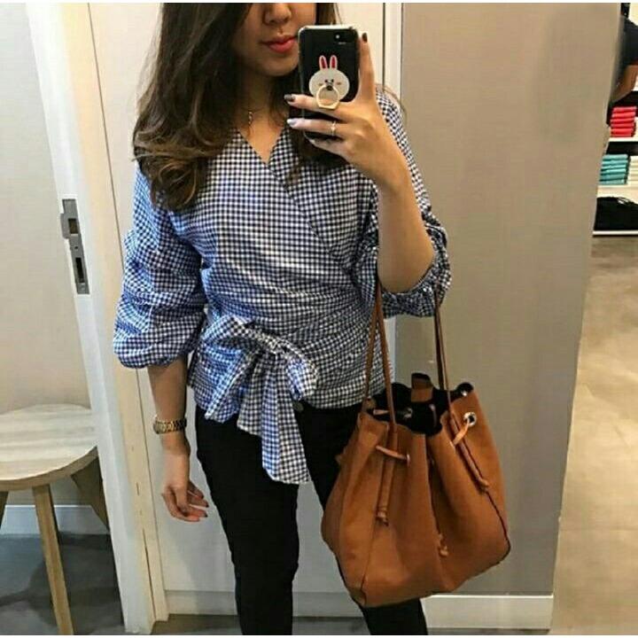 blouse kimono kotak