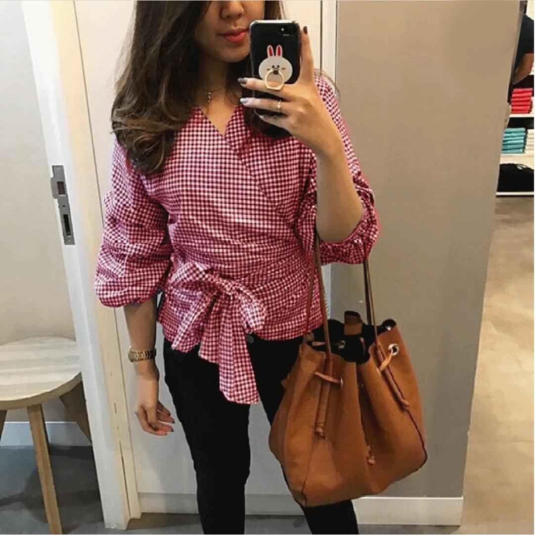 blouse kimono kotak