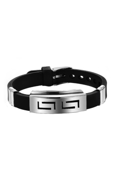 Bluelans(R) Gelang Stainless Steel (Hitam) Pebruari 2019 - 3 Bluelans(R) Gelang Stainless Steel (Hitam) - 3