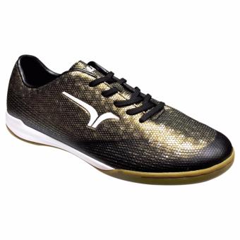 Jual Calci Sepatu Futsal Conquest Gold Black Online Murah