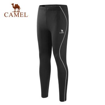 Gambar Camel luar ruangan merajut model laki laki legging celana yoga celana kebugaran celana (A7W2Q9129, HITAM)