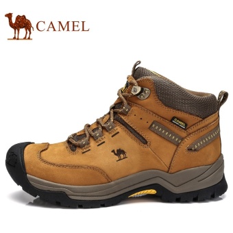 Harga CAMEL Men Waterproof Hiking Climbing Shoes Suede Boots Thermal
Winter Outdoor Mountain Sneakers High Sports Shoes(Yellow) intl Online
Terjangkau