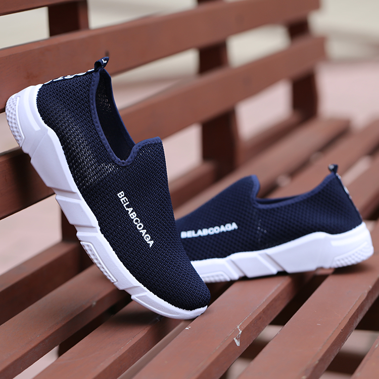 Carrefour sepatu versi Korea dari sepatu pasang sepatu sepatu pria (F-8 biru)