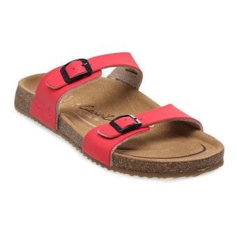 Gambar Carvil Khanza   04L Footbed Sandal Wanita   Merah