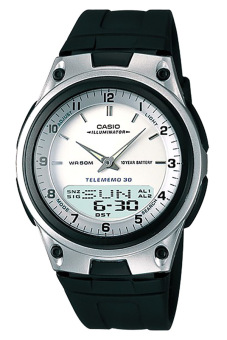 Gambar Casio Analog Digital AW 80 7A Putih