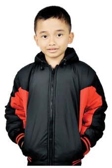 Gambar CBR Six IKC 366 Jaket Outdoor  Musim Dingin Anak Laki laki   Keren   Despo   Hitam