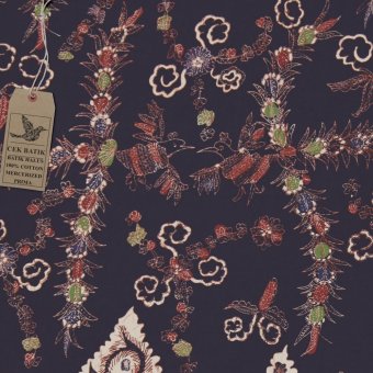 Gambar Cek Batik   Kain Batik Motif Burung Madura Sangat Unik Hitam Manis