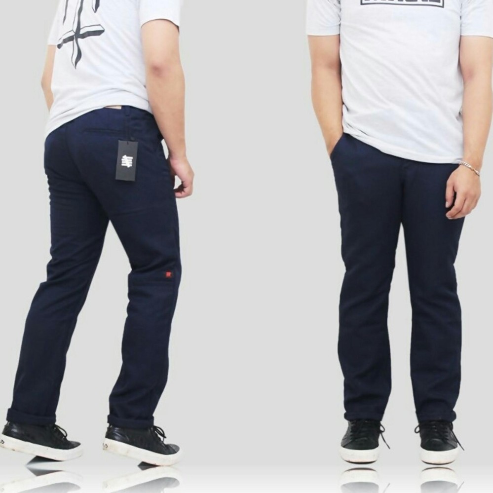 Celana chino / cino skinny / slim fit / pensil pria