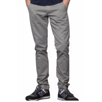 Harga Celana chino pant stylish abu muda Online Terjangkau