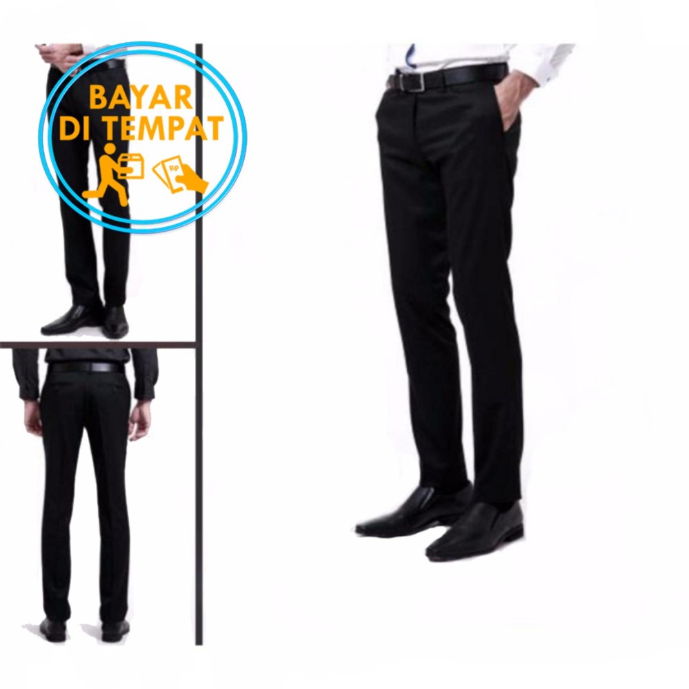 Celana Formal Untuk Kerja Kantor (Hitam)