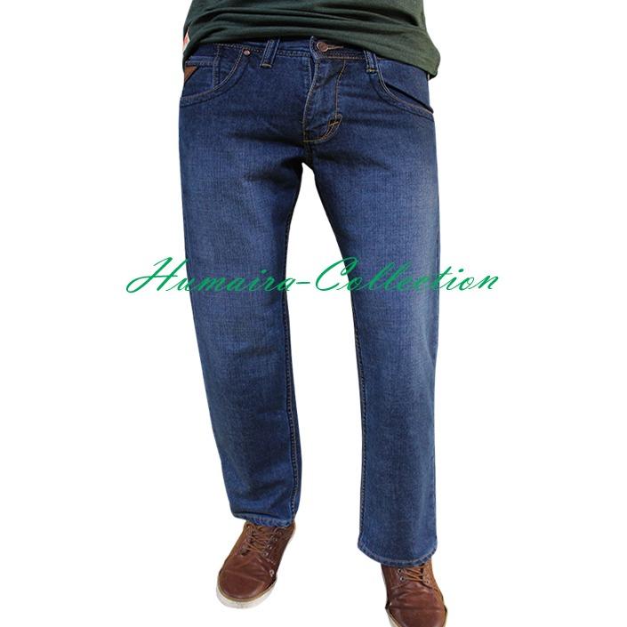 CELANA JEANS PANJANG PRIA BUR LOIS MODEL REGULLER STANDAR [WARNA BLUE WASH]]