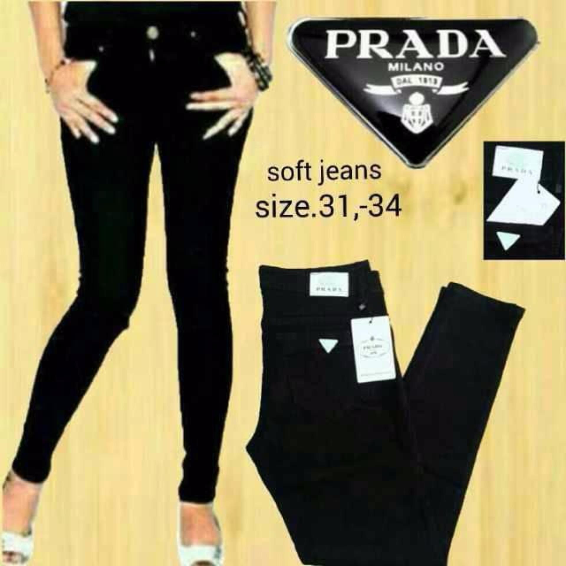 CELANA JEANS WANITA FIT SKINNY MODEL STRAIGHT WARNA- HITAM