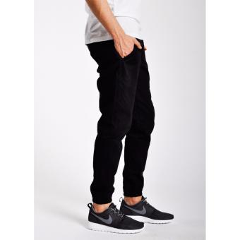 Gambar Celana Murah Pria Jogger Pants Hitam (Black)