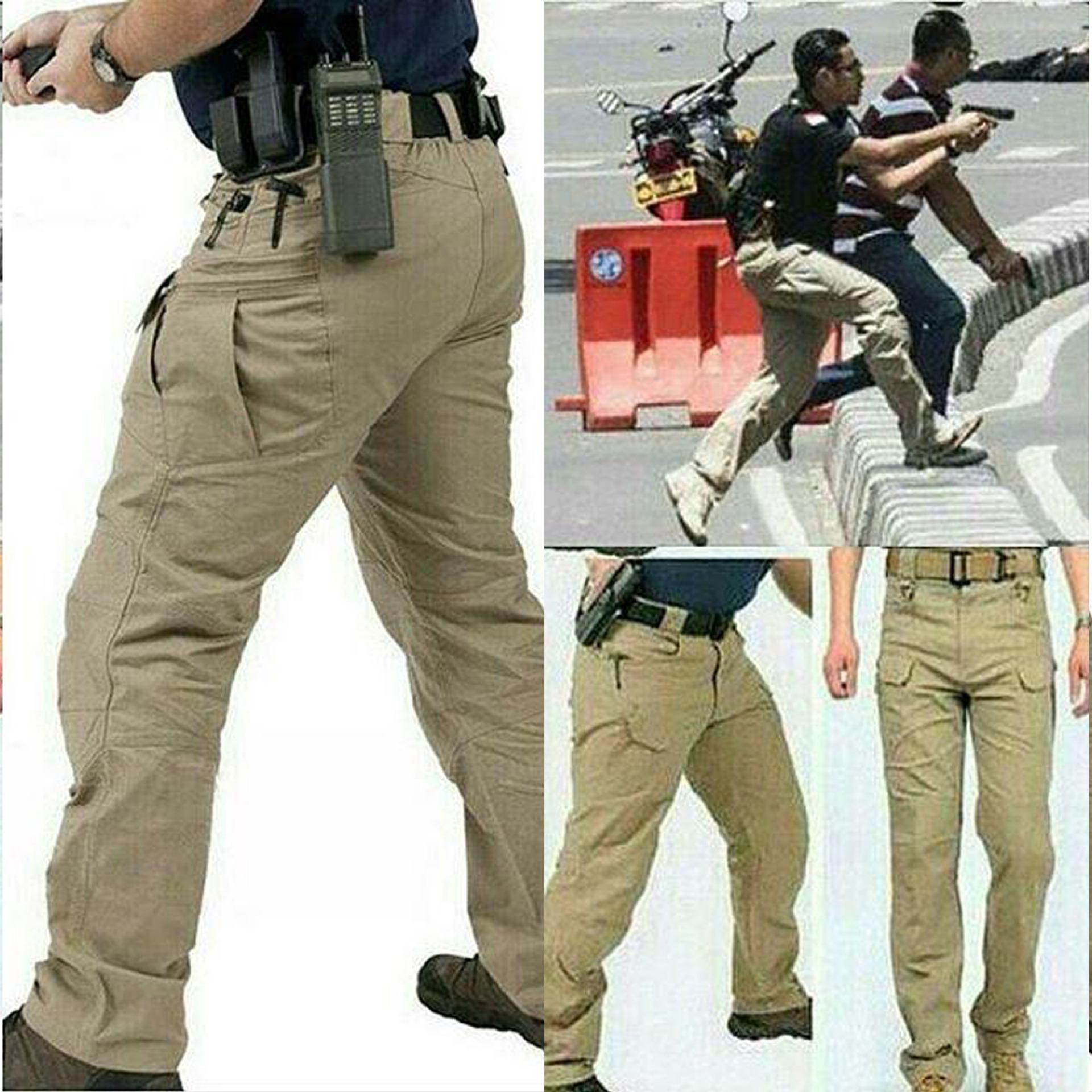 Celana Panjang Pria Tactical Blackhawk [Khaki]