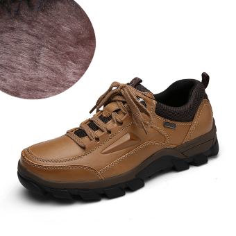 Dekesen pria kulit ini luar ruangan sepatu kasual sepatu pria (Model laki-laki + Khaki ditambah rambut) Dekesen pria kulit ini luar ruangan sepatu kasual sepatu pria (Model laki-laki + Khaki ditambah rambut)