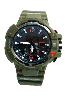 Gambar Digitec DG   Jam Tangan Pria   Body Hijau   Karet   2065 Men s