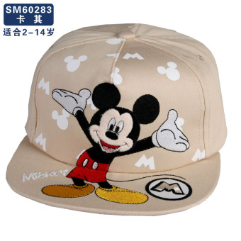 Gambar Disney Anak laki laki Baobao matahari topi anak topi (Menurut lingkar kepala yang dipilih (dapat disesuaikan) + Khaki)