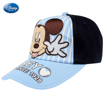 Gambar Disney luar ruangan kapas tabir surya musim semi dan musim gugur topi topi topi (3 14 tahun Silakan menurut anak lingkar kepala yang sebenarnya untuk membeli) + SM60278 biru tua)