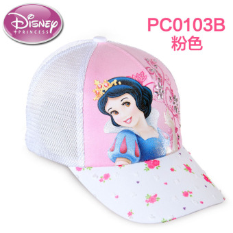 Gambar Disney Produk Asli Anak Laki laki Gadis Topi Topi (50 Cm Cocok Berusia 5 Tahun + PC0103B Merah Muda)