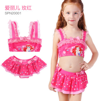 Gambar Disney Putri Baobao jenis rok anak anak baju renang baju renang (Baju renang 20001 anak Ariel Rose)