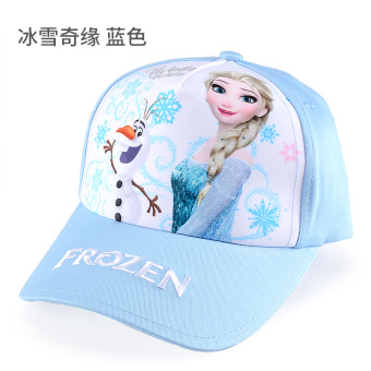 Gambar Disney Putri Musim Panas Topi Matahari Anak Topi (Lingkar kepala 52 cm 5 8 tahun + 60042 salju biru) (Lingkar kepala 52 cm 5 8 tahun + 60042 salju biru)