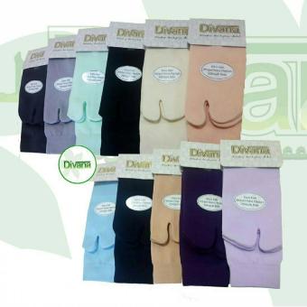 Gambar Divana Kaos Kaki Polos Medium (1 set = 6 pasang warna random)