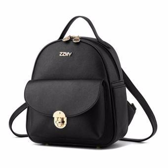 DoubleC Fashion Tas Backpack Miya Black