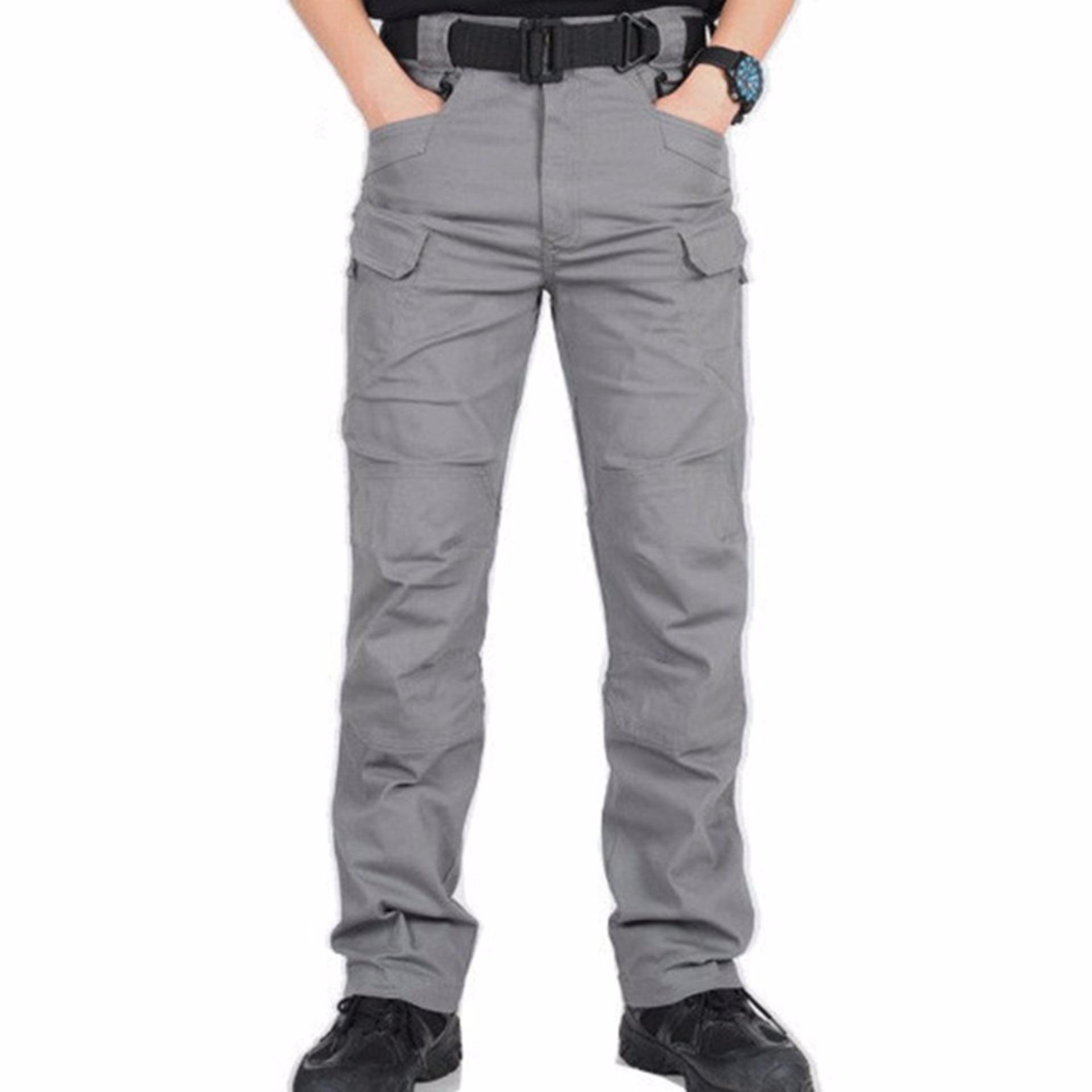 DOZN Celana Panjang Cargo Blackhawk Tactical outdoor - Grey Abu