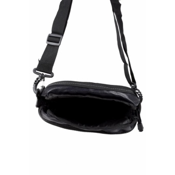 Elfs Shop - Tas Selempang Pria Men's Sling Crossbody Shoulder Bag Canvas Leather Kulit-Hitam Juli 2019 - 4 Elfs Shop - Tas Selempang Pria Men's Sling Crossbody Shoulder Bag Canvas Leather Kulit-Hitam - 4