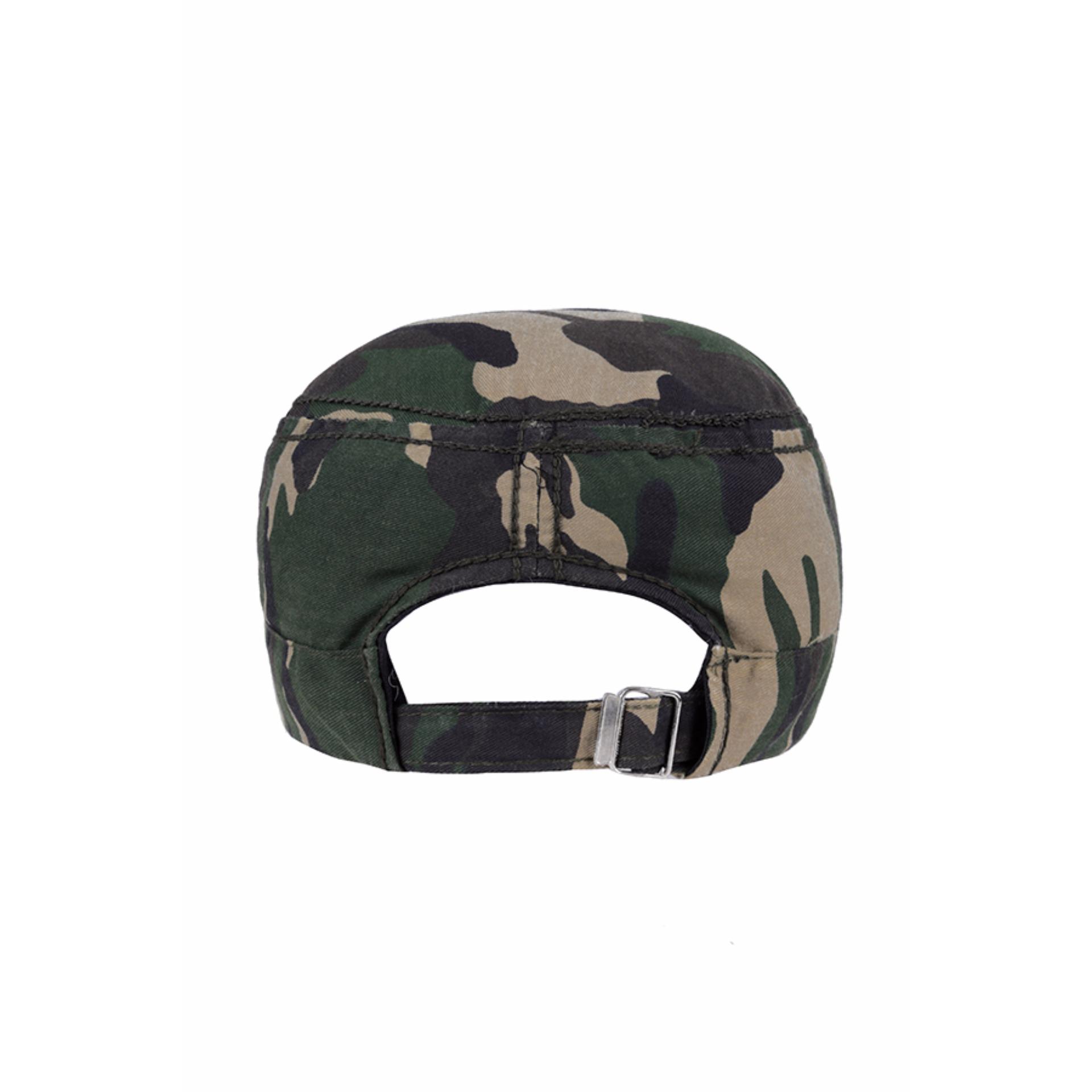 Elfs Shop Topi Pria Polos Komando Military Canvas Cap Coklat Muda