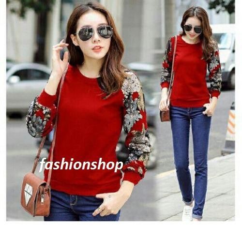 Fashionshop Blouse Wasaka red. / Baju Wanita / Blouse Korea / Atasan Wanita / Baju Formal / Kemeja Wanita / Kemeja Formal / Atasan Muslim / Kemeja Cewek Tunik / Blouse Sabrina