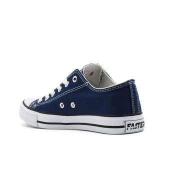 Faster Sepatu Sneakers Kanvas Wanita 1603-03 - Navy April 2018 - 3 Faster Sepatu Sneakers Kanvas Wanita 1603-03 - Navy - 3