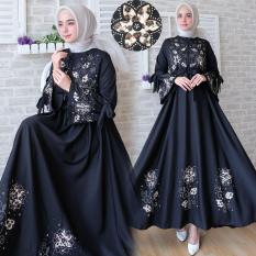 Baju Muslim Wanita Syar'i / Gaun Pesta Muslimah / Maxi Dress .