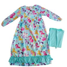 Gamis Katun Anak Motif Kuda Poni Tosca