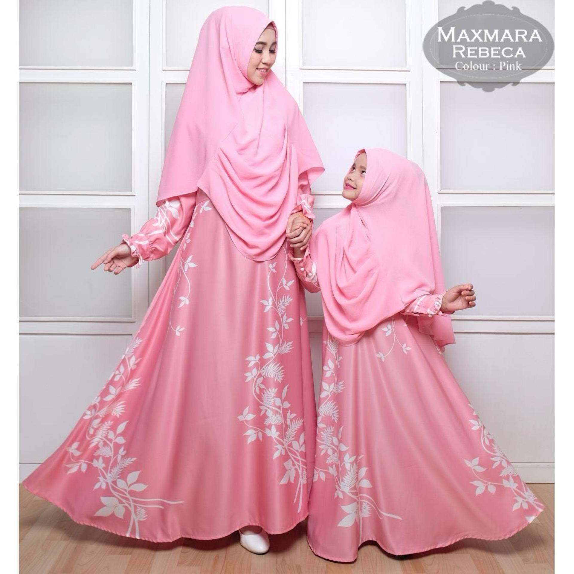 Gamis muslimah syar'i maxmara ibu dan anak rebeca. Couple