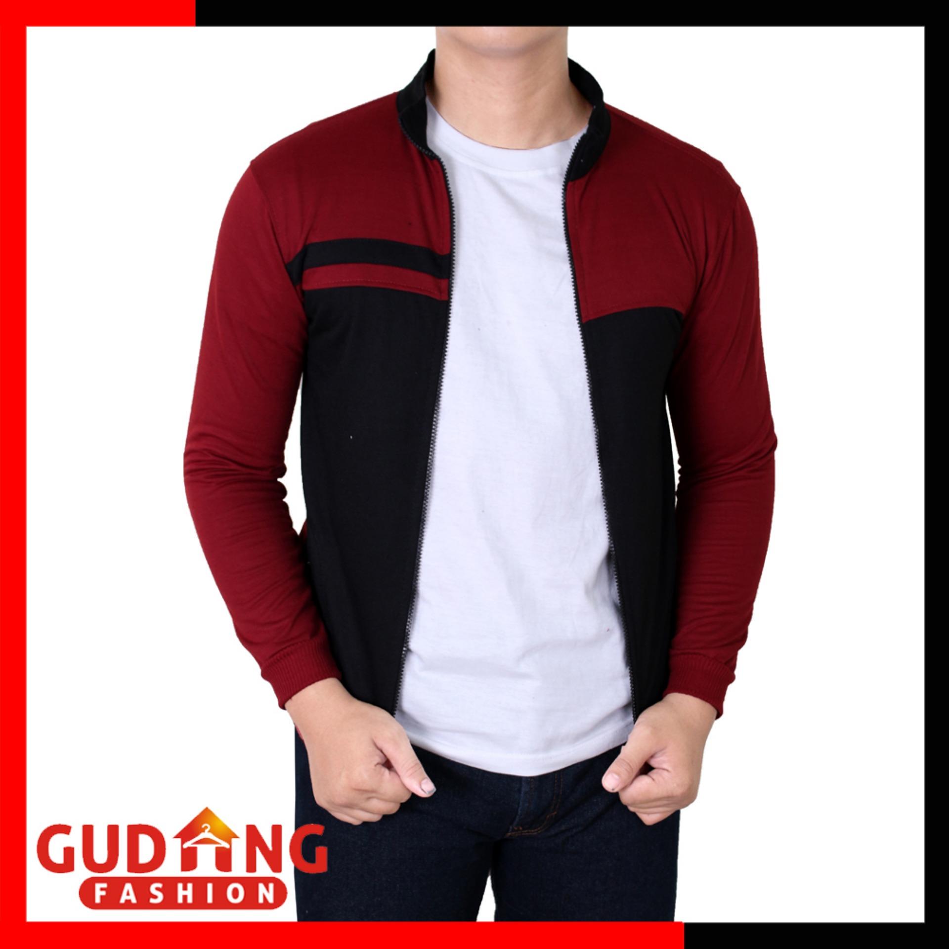 Gudang Fashion - Jaket Sport Training Pria - Biru Tua