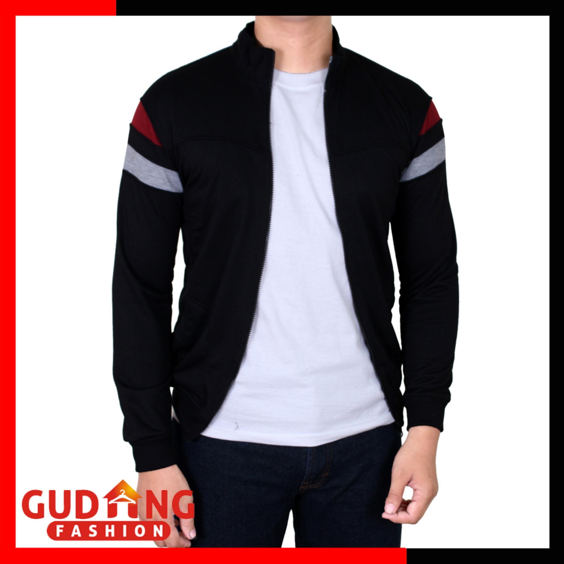 Gudang Fashion - Jaket Sport Training Pria - Biru Tua