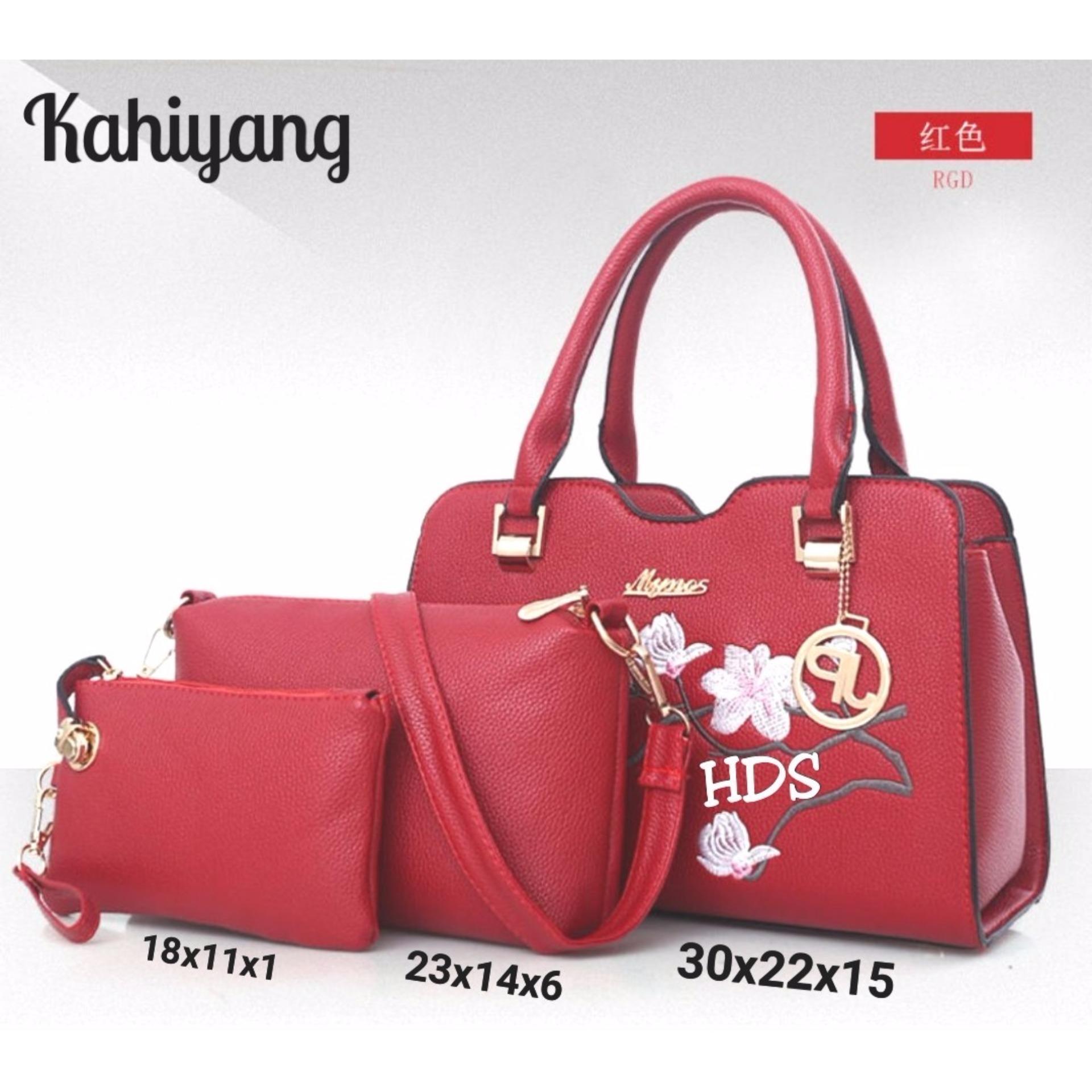 Tas Wanita Tas Paket 3in1 Wanita Tas Tangan Wanita Handbag Murah Tas Tas wanita cewek paket 3in1 murah hand bag kantor elegan kado istri Source ·