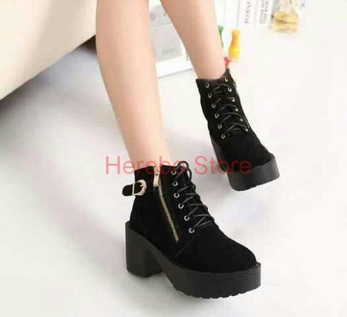 HEEL BOOT COBOY BLACK