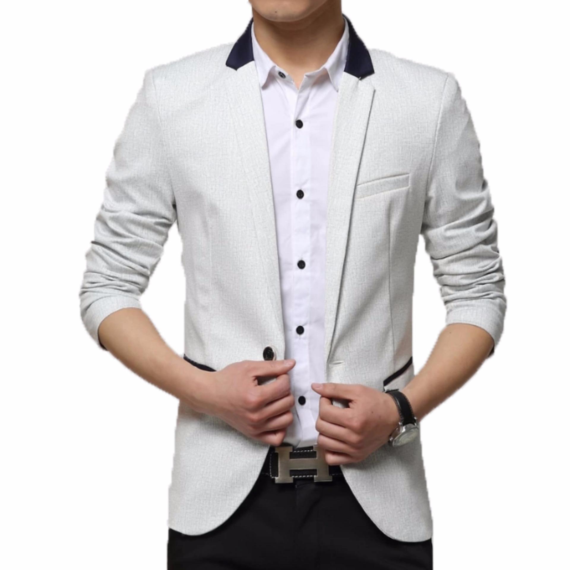 hugojas - Jas Blazer Cowok Simple dan Casual - 438