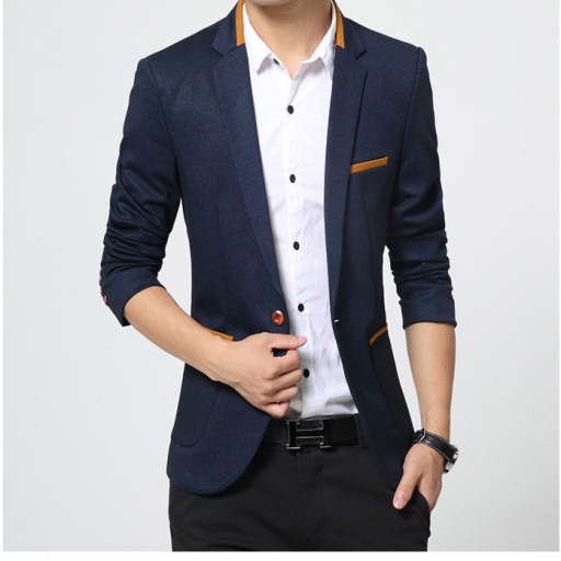 hugojas - Jas Blazer Pria Slimfit Simple dan Elegan - 80