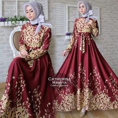Humaira99 Gamis Syari Muslim Wanita Busui Dress Muslimah Catherina
