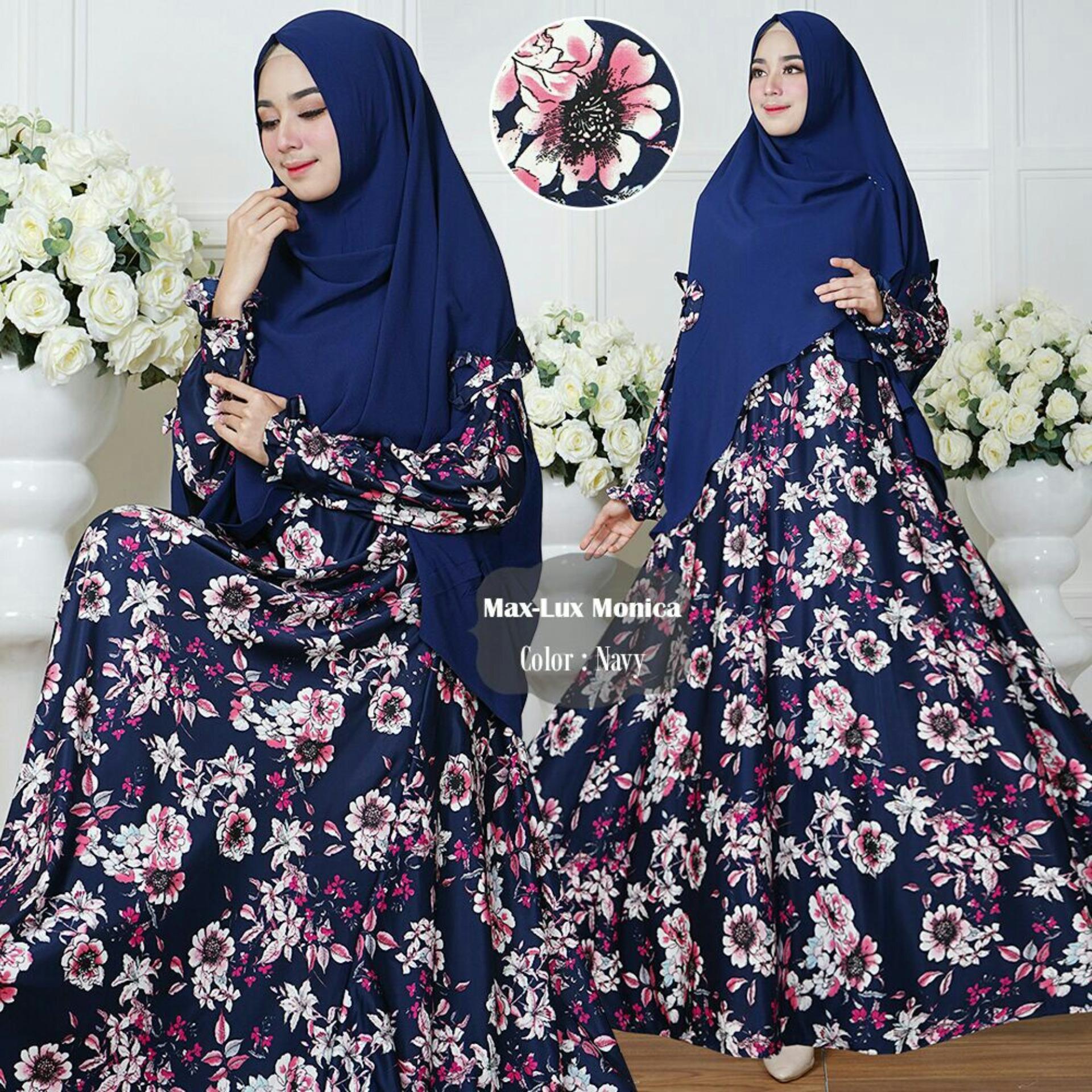 Humaira99 Gamis Syari Muslim Wanita Busui Dress Muslimah Maxmara Motif Lux