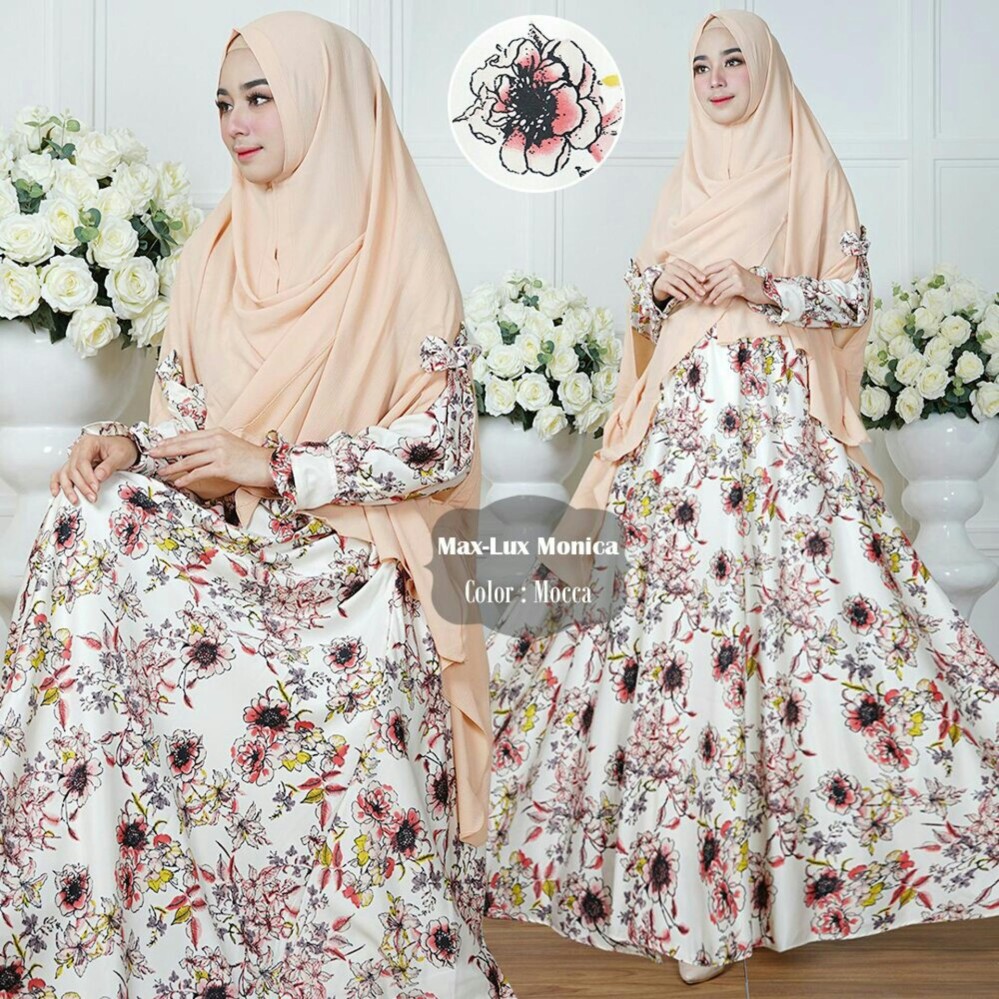 Humaira99 Gamis Syari Muslim Wanita Busui Dress Muslimah Maxmara Motif Lux